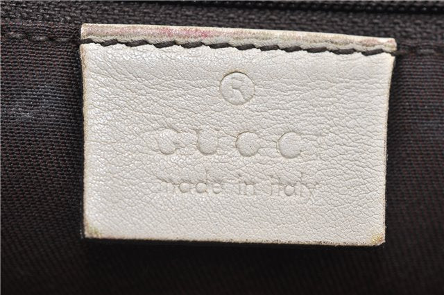 Authentic GUCCI Sukey Shoulder Tote Bag GG Canvas Leather 211944 Brown 1855G