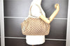 Authentic GUCCI Sukey Shoulder Tote Bag GG Canvas Leather 211944 Brown 1855G