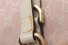 Authentic GUCCI Abbey Shoulder Tote Bag GG Canvas Leather 141470 Pink 1856G