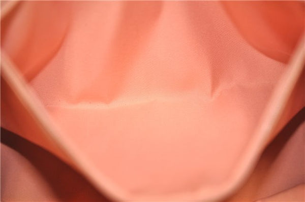 Authentic GUCCI Abbey Shoulder Tote Bag GG Canvas Leather 141470 Pink 1856G