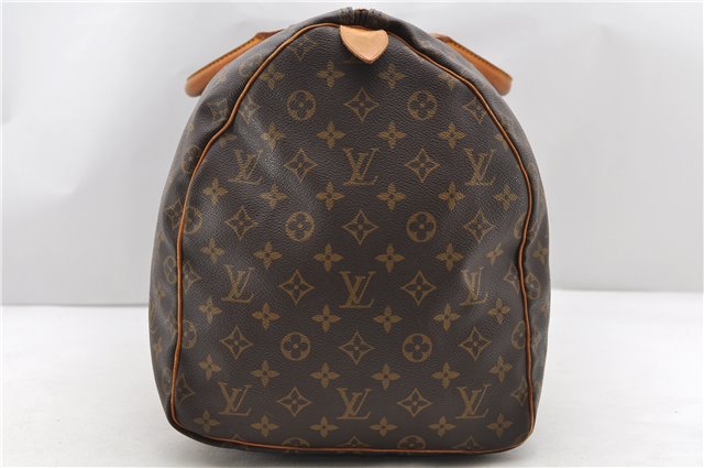 Authentic Louis Vuitton Monogram Keepall 55 Boston Bag M41424 LV 1857D