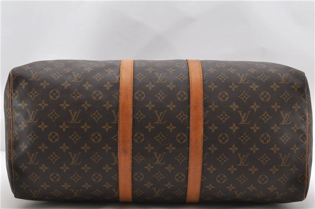 Authentic Louis Vuitton Monogram Keepall 55 Boston Bag M41424 LV 1857D