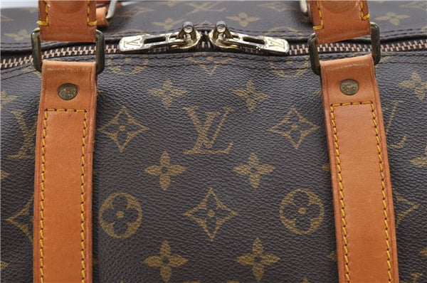 Authentic Louis Vuitton Monogram Keepall 55 Boston Bag M41424 LV 1857D