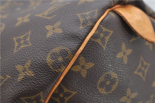 Authentic Louis Vuitton Monogram Keepall 55 Boston Bag M41424 LV 1857D