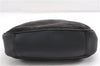 Authentic GUCCI Bamboo 2Way Hand Shoulder Bag Suede Leather Junk Black 1857G