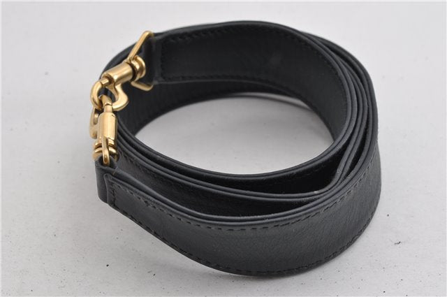 Authentic GUCCI Bamboo 2Way Hand Shoulder Bag Suede Leather Junk Black 1857G