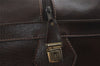 Authentic Burberrys Nova Check Canvas Leather Travel Boston Bag Beige 1857I