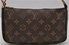 Authentic Louis Vuitton Monogram Pochette Accessoires Pouch M51980 LV 1858D