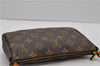 Authentic Louis Vuitton Monogram Pochette Accessoires Pouch M51980 LV 1858D