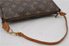 Authentic Louis Vuitton Monogram Pochette Accessoires Pouch M51980 LV 1858D