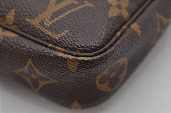 Authentic Louis Vuitton Monogram Pochette Accessoires Pouch M51980 LV 1858D