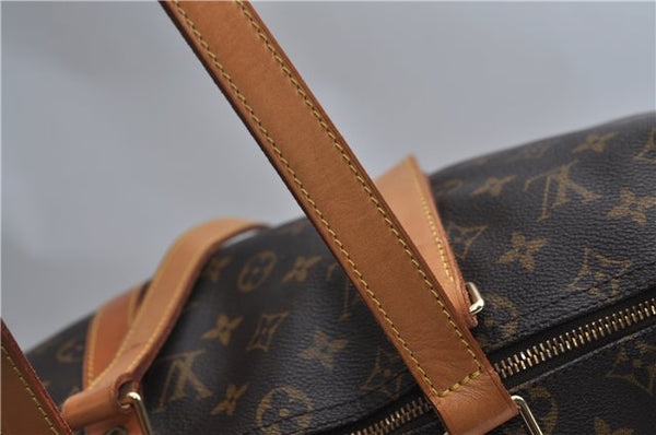 Authentic Louis Vuitton Monogram Flanerie 45 Shoulder Boston Bag M51115 LV 1858F