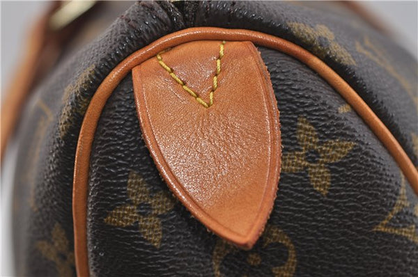 Authentic Louis Vuitton Monogram Flanerie 45 Shoulder Boston Bag M51115 LV 1858F