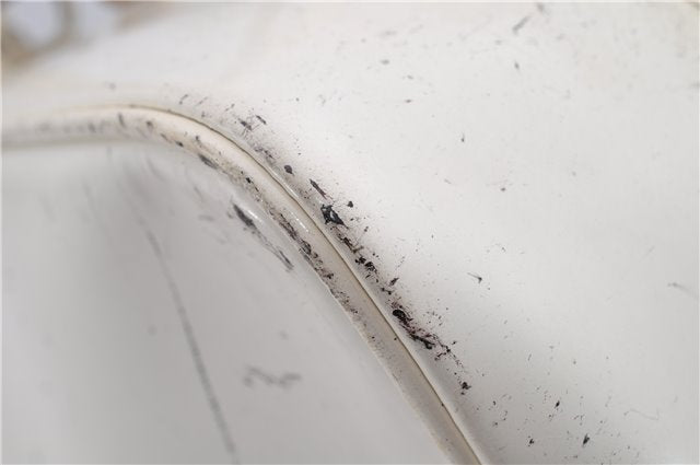 Authentic GUCCI Bamboo 2way Shoulder Hand Bag Purse Leather White Junk 1858G