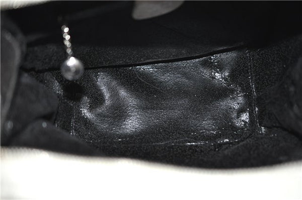 Authentic GUCCI Bamboo 2way Shoulder Hand Bag Purse Leather White Junk 1858G