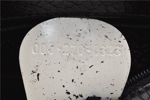 Authentic GUCCI Bamboo 2way Shoulder Hand Bag Purse Leather White Junk 1858G