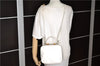 Authentic GUCCI Bamboo 2way Shoulder Hand Bag Purse Leather White Junk 1858G