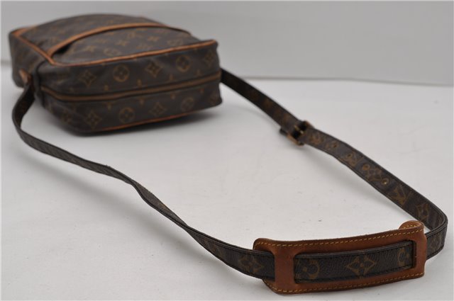 Auth Louis Vuitton Monogram Danube GM Shoulder Cross Body Bag M45262 LV 1859D