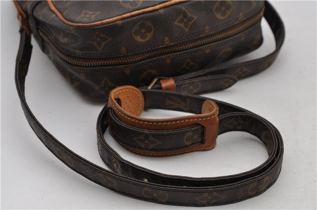 Auth Louis Vuitton Monogram Danube GM Shoulder Cross Body Bag M45262 LV 1859D