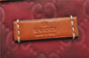 Authentic GUCCI Clutch Hand Bag Purse GG Nylon Leather 282071 Red 1859G