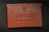 Authentic GUCCI Clutch Hand Bag Purse GG Nylon Leather 282071 Red 1859G