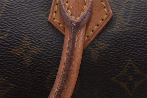Authentic Louis Vuitton Monogram Speedy 25 Hand Bag M41528 LV 1860D