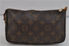 Authentic Louis Vuitton Monogram Pochette Accessoires Pouch M51980 LV 1861D