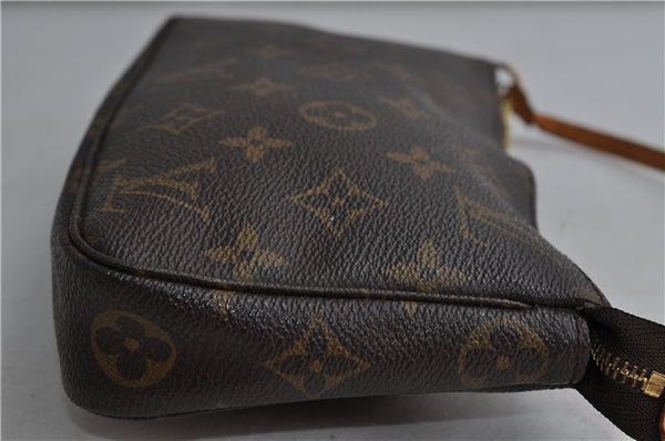 Authentic Louis Vuitton Monogram Pochette Accessoires Pouch M51980 LV 1861D