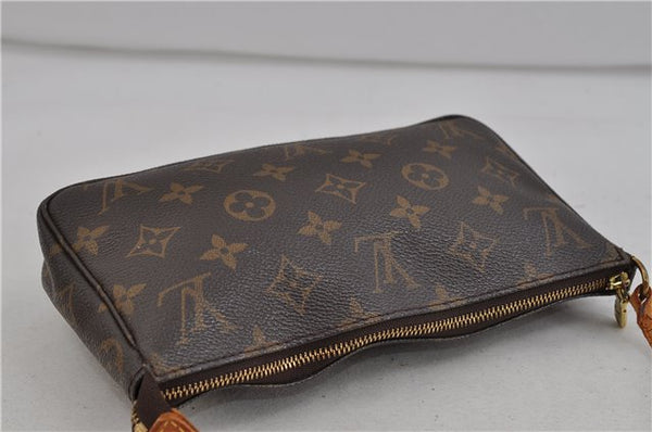 Authentic Louis Vuitton Monogram Pochette Accessoires Pouch M51980 LV 1861D