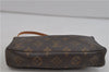 Authentic Louis Vuitton Monogram Pochette Accessoires Pouch M51980 LV 1861D