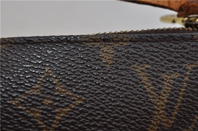 Authentic Louis Vuitton Monogram Pochette Accessoires Pouch M51980 LV 1861D