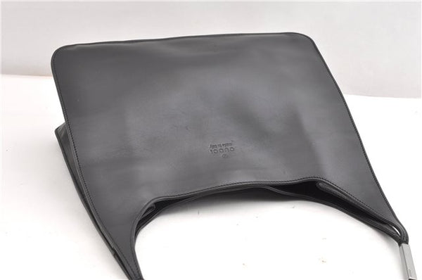 Authentic GUCCI Vintage Shoulder Hand Bag Leather 0013167 Black 1861G