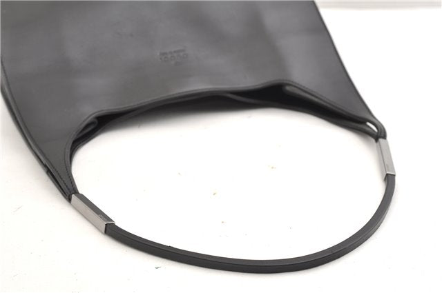 Authentic GUCCI Vintage Shoulder Hand Bag Leather 0013167 Black 1861G