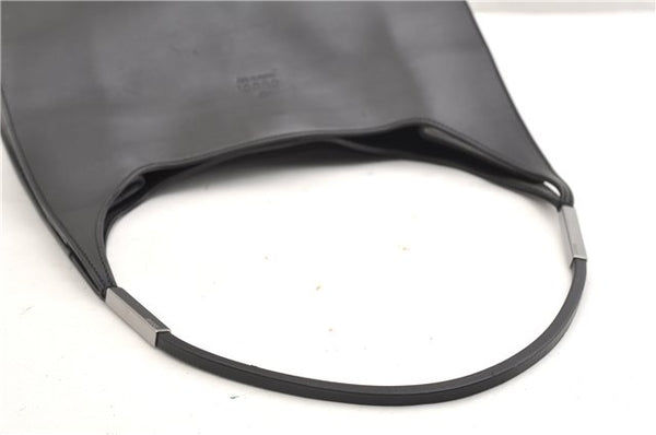 Authentic GUCCI Vintage Shoulder Hand Bag Leather 0013167 Black 1861G