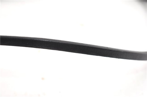 Authentic GUCCI Vintage Shoulder Hand Bag Leather 0013167 Black 1861G