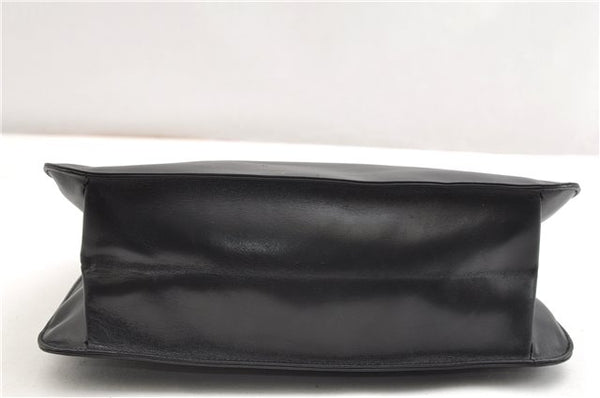 Authentic GUCCI Vintage Shoulder Hand Bag Leather 0013167 Black 1861G