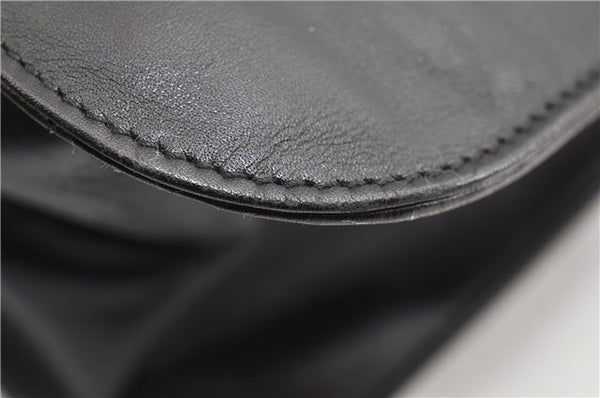 Authentic GUCCI Vintage Shoulder Hand Bag Leather 0013167 Black 1861G