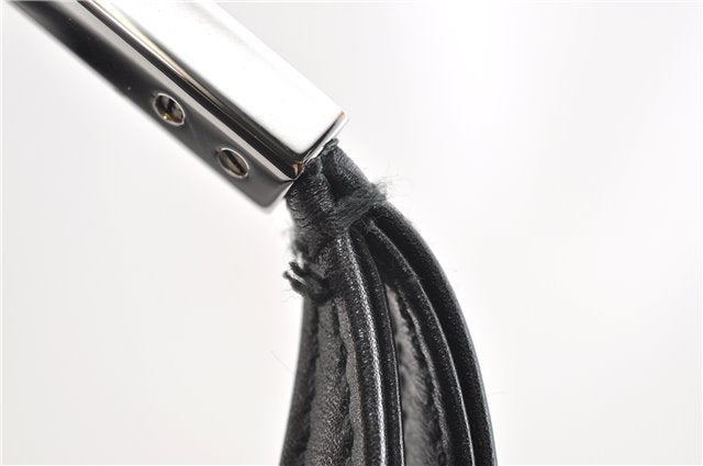 Authentic GUCCI Vintage Shoulder Hand Bag Leather 0013167 Black 1861G