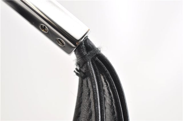 Authentic GUCCI Vintage Shoulder Hand Bag Leather 0013167 Black 1861G