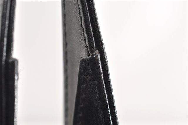 Authentic GUCCI Vintage Shoulder Hand Bag Leather 0013167 Black 1861G