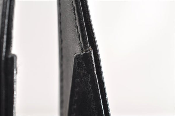 Authentic GUCCI Vintage Shoulder Hand Bag Leather 0013167 Black 1861G