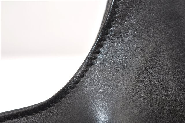 Authentic GUCCI Vintage Shoulder Hand Bag Leather 0013167 Black 1861G