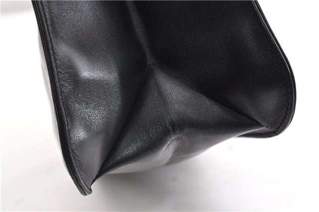 Authentic GUCCI Vintage Shoulder Hand Bag Leather 0013167 Black 1861G