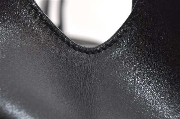 Authentic GUCCI Vintage Shoulder Hand Bag Leather 0013167 Black 1861G