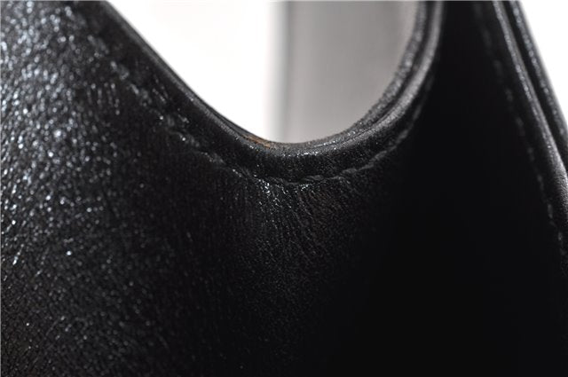 Authentic GUCCI Vintage Shoulder Hand Bag Leather 0013167 Black 1861G