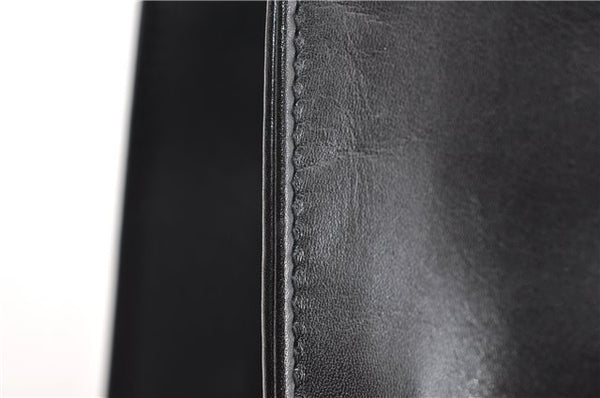 Authentic GUCCI Vintage Shoulder Hand Bag Leather 0013167 Black 1861G