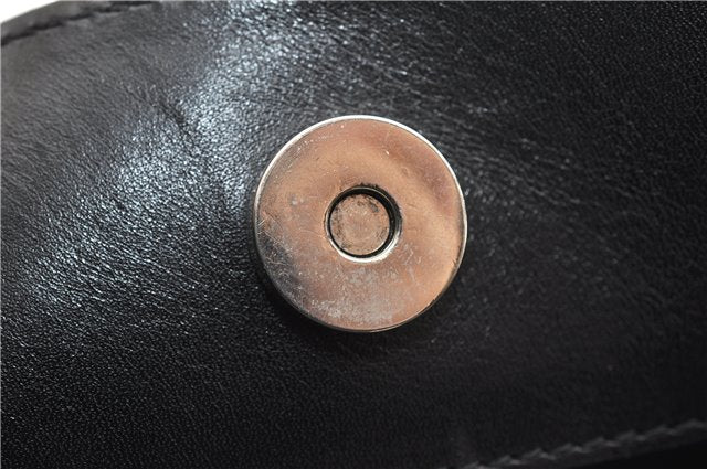 Authentic GUCCI Vintage Shoulder Hand Bag Leather 0013167 Black 1861G