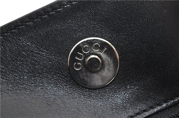 Authentic GUCCI Vintage Shoulder Hand Bag Leather 0013167 Black 1861G