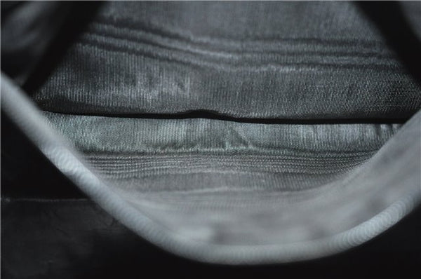 Authentic GUCCI Vintage Shoulder Hand Bag Leather 0013167 Black 1861G