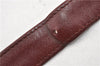 Authentic Cartier Must de Cartier Leather Shoulder Bag Purse Bordeaux Red 1862G